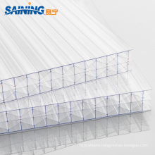 Design 20mm Uv Protected Polycarbonate Hollow Sheet For Greenhouse